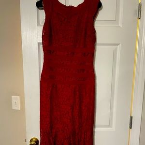 Womens formal long lace dress size 6
